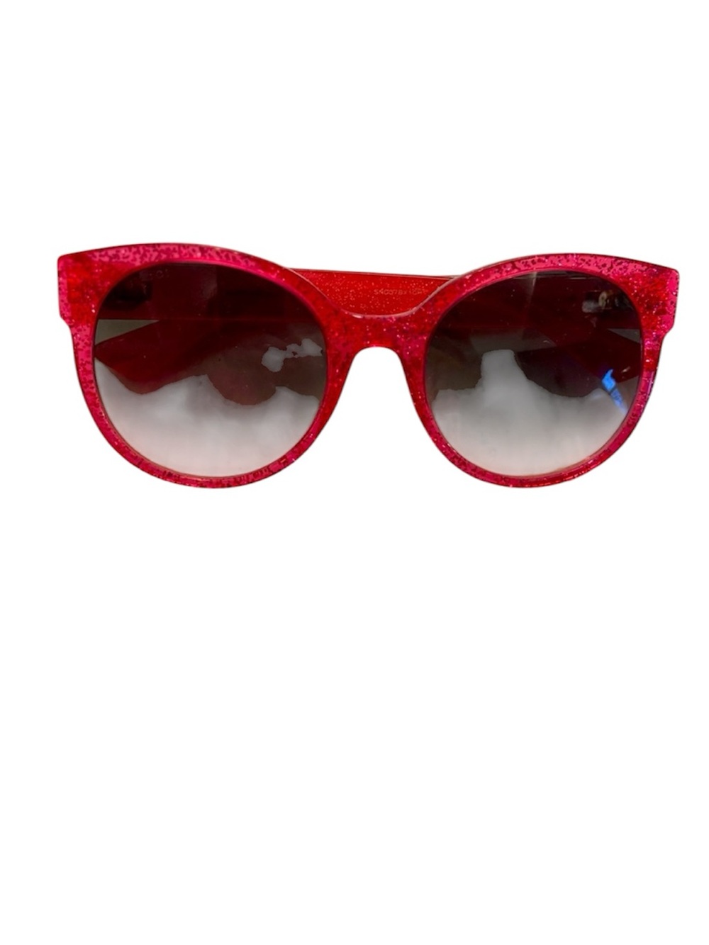 Gucci Pink Glitter Oversized Sunglasses